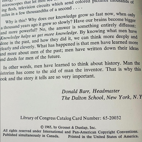 History of the World for Young Readers 1965 - Picture 3 of 3